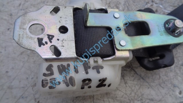 pravý zadný bezpečnostný pás na suzuki swift, 84960-62J0